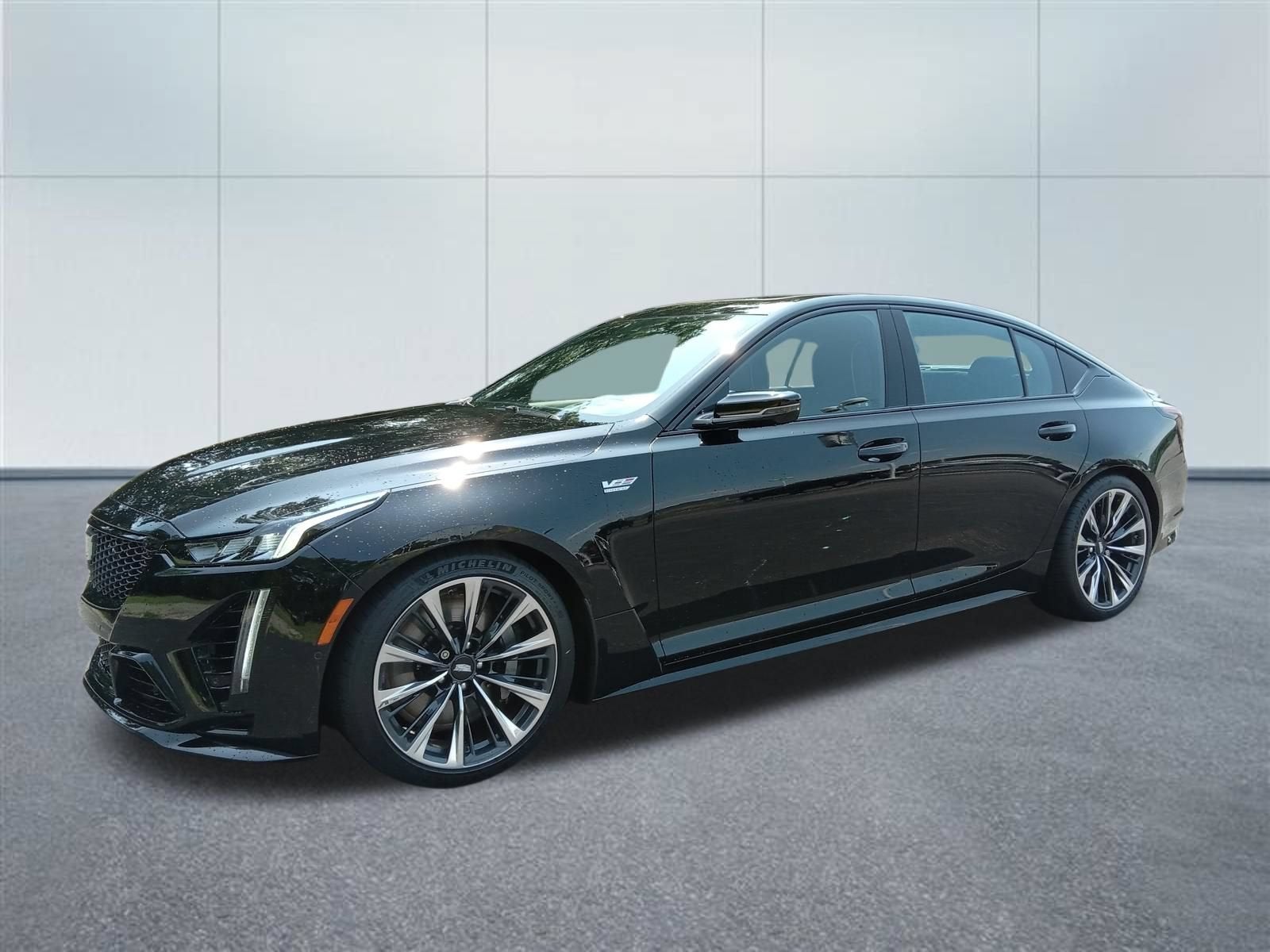 2024 Cadillac CT5-V V-Series Blackwing in Black Raven — front three-quarter view