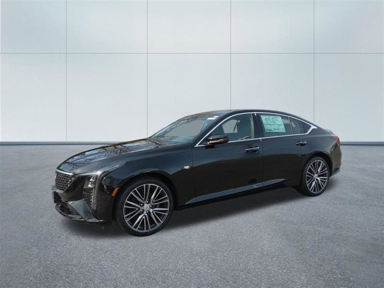 2026 Cadillac CT5 Premium Luxury in Black Raven — front three-quarter view