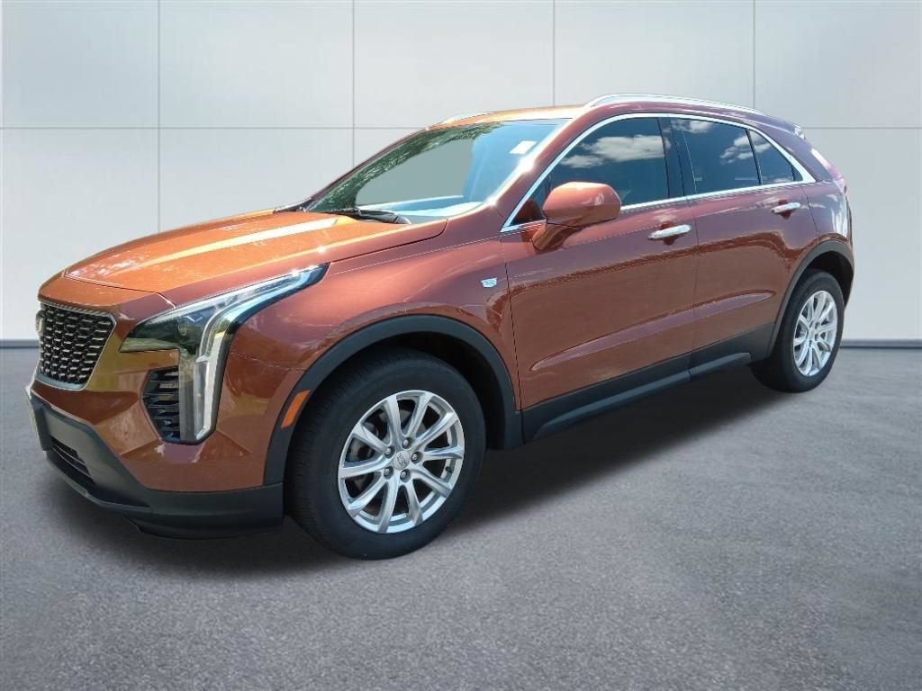 2019 Cadillac XT4 AWD Luxury in Autumn Metallic — front three-quarter view