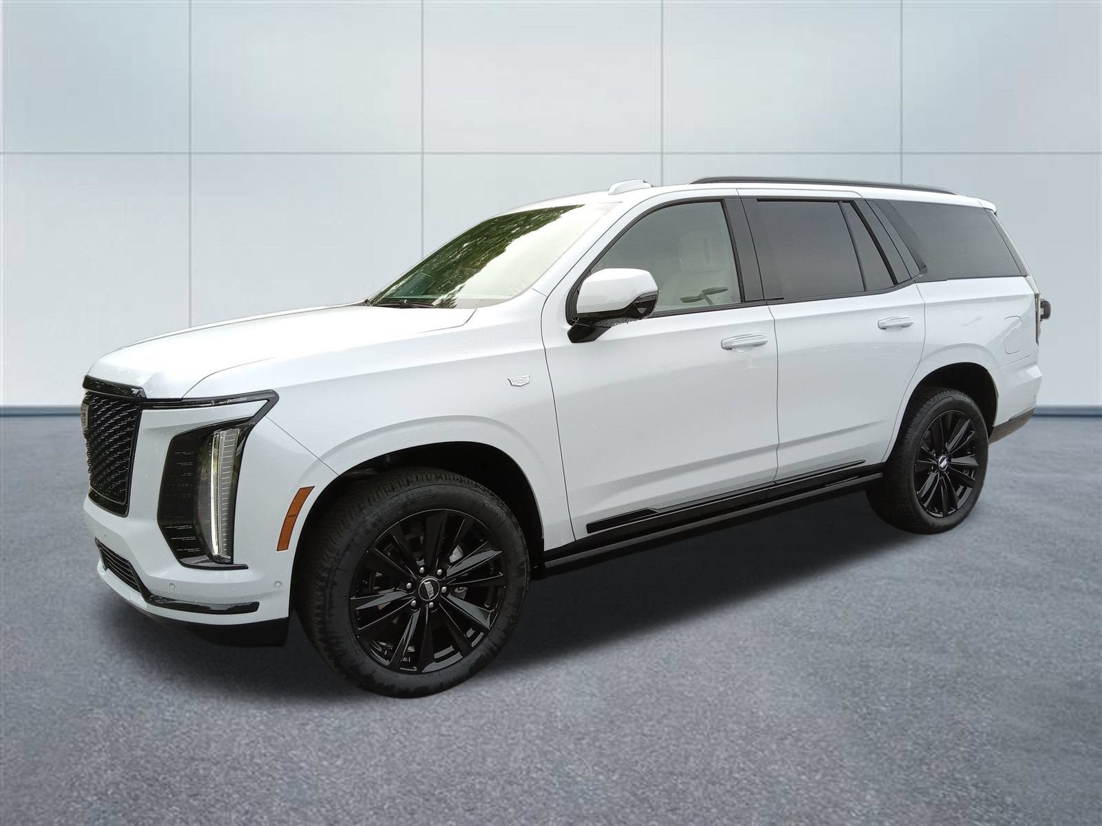2026 Cadillac Escalade Platinum Sport in Vibrant White Tricoat (Image Coming Soon) — front three-quarter view