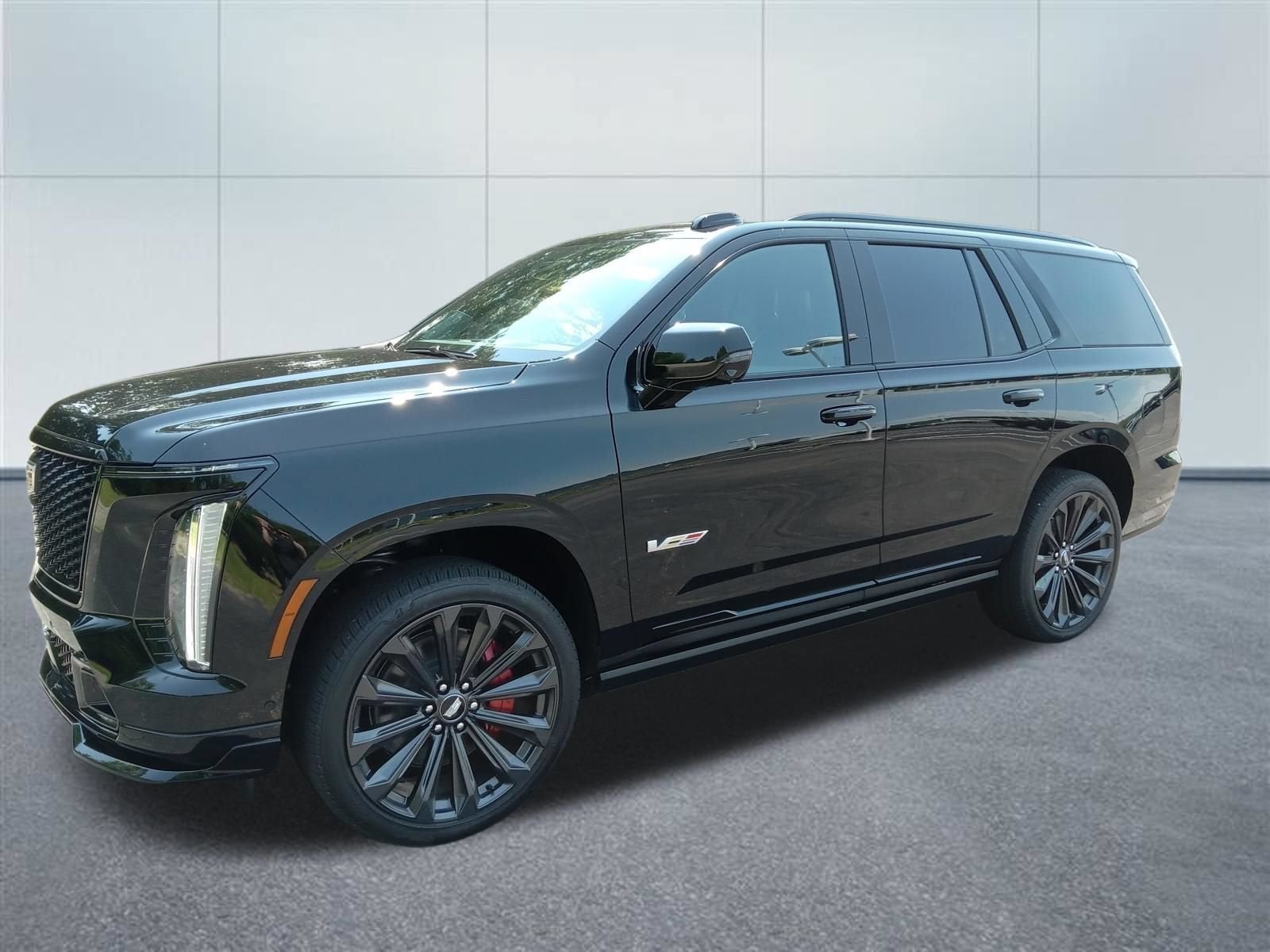 2026 Cadillac Escalade V-Series in Black Raven — front three-quarter view