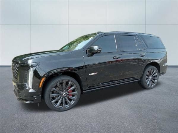 2025 Cadillac Escalade Escalade-V in Black Raven — front three-quarter view