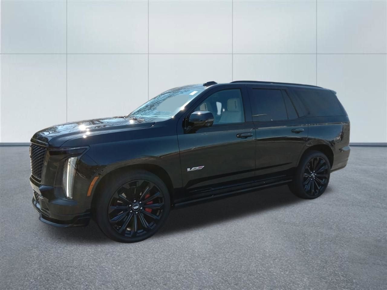 2025 Cadillac Escalade Escalade-V in Black Raven — front three-quarter view