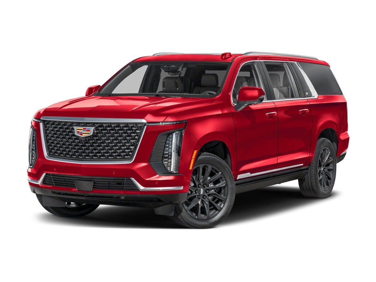 2026 Cadillac Escalade ESV V-Series in Black Raven — front three-quarter view